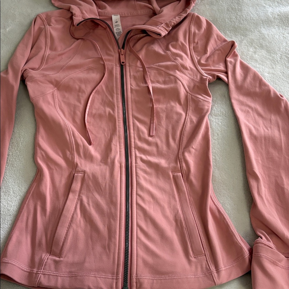 Lululemon Pink Zip-Up Hoodie Jacket - Picture 4 of 4